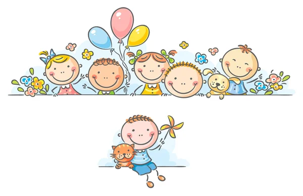 dibujos animados niños borde o marco — Vector stock © Katerina_Dav ... dibujos animados niños borde o marco — Vector stock © Katerina_Dav ...
