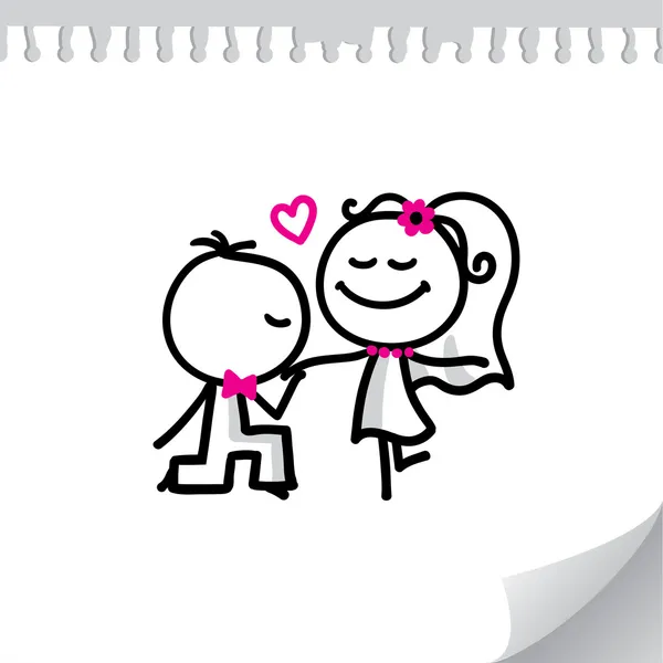 Dibujos animados de novios — Vector stock © redcollegiya #8734928 Dibujos animados de novios — Vector stock © redcollegiya #8734928