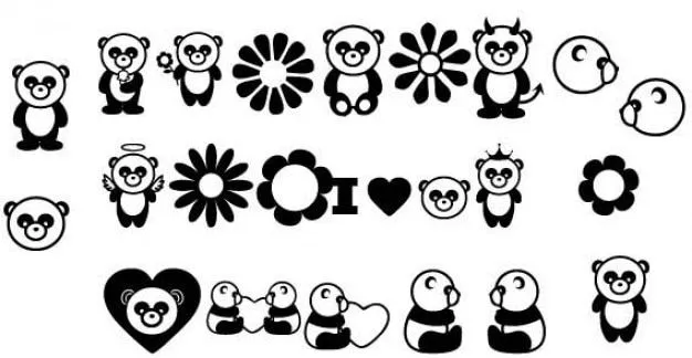 Dibujos animados del oso de panda vector | Descargar Vectores gratis Dibujos animados del oso de panda vector | Descargar Vectores gratis