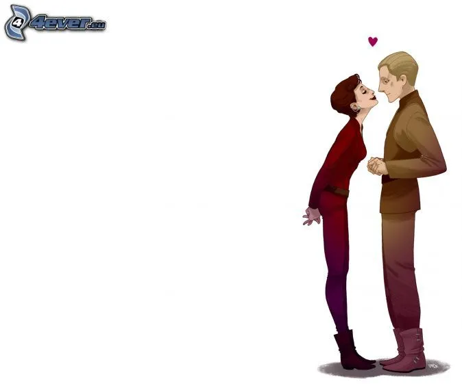 Dibujos animados de pareja