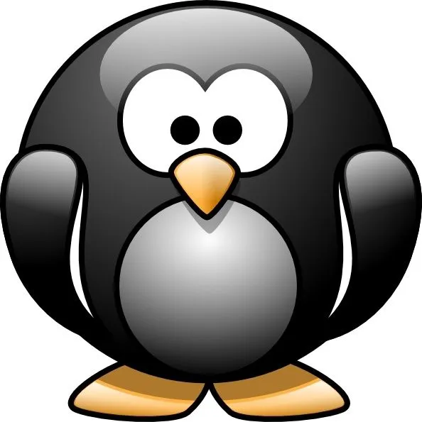 Dibujos animados de pingüinos imágenes prediseñadas Vector de ...