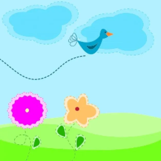 dibujos animados de primavera | Descargar Vectores gratis