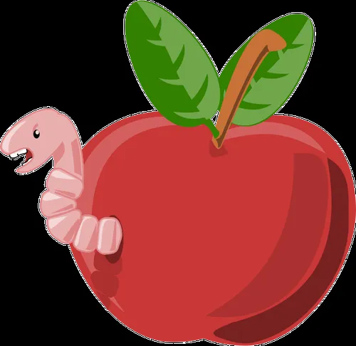 Dibujos animados rojo manzana vector de la imagen | Vectores de ...