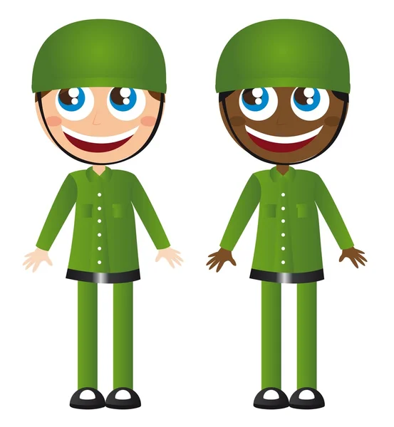 Dibujos animados de soldados — Vector stock © yupiramos #7970617 Dibujos animados de soldados — Vector stock © yupiramos #7970617