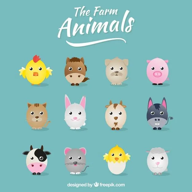 Animales De Granja | Fotos y Vectores gratis