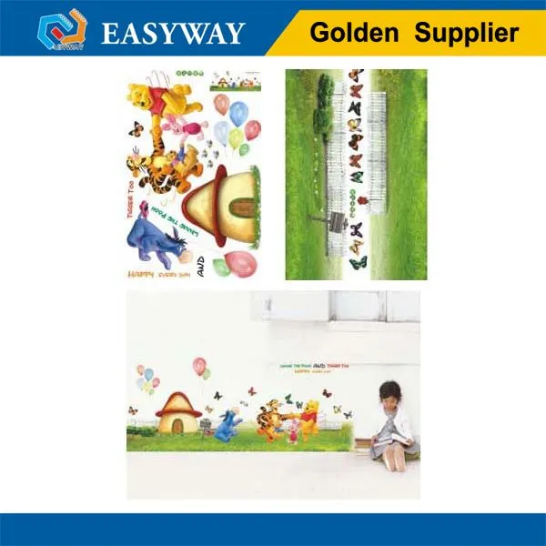 Dibujos animados winnie the pooh pegatina azulejo de la pared para ...