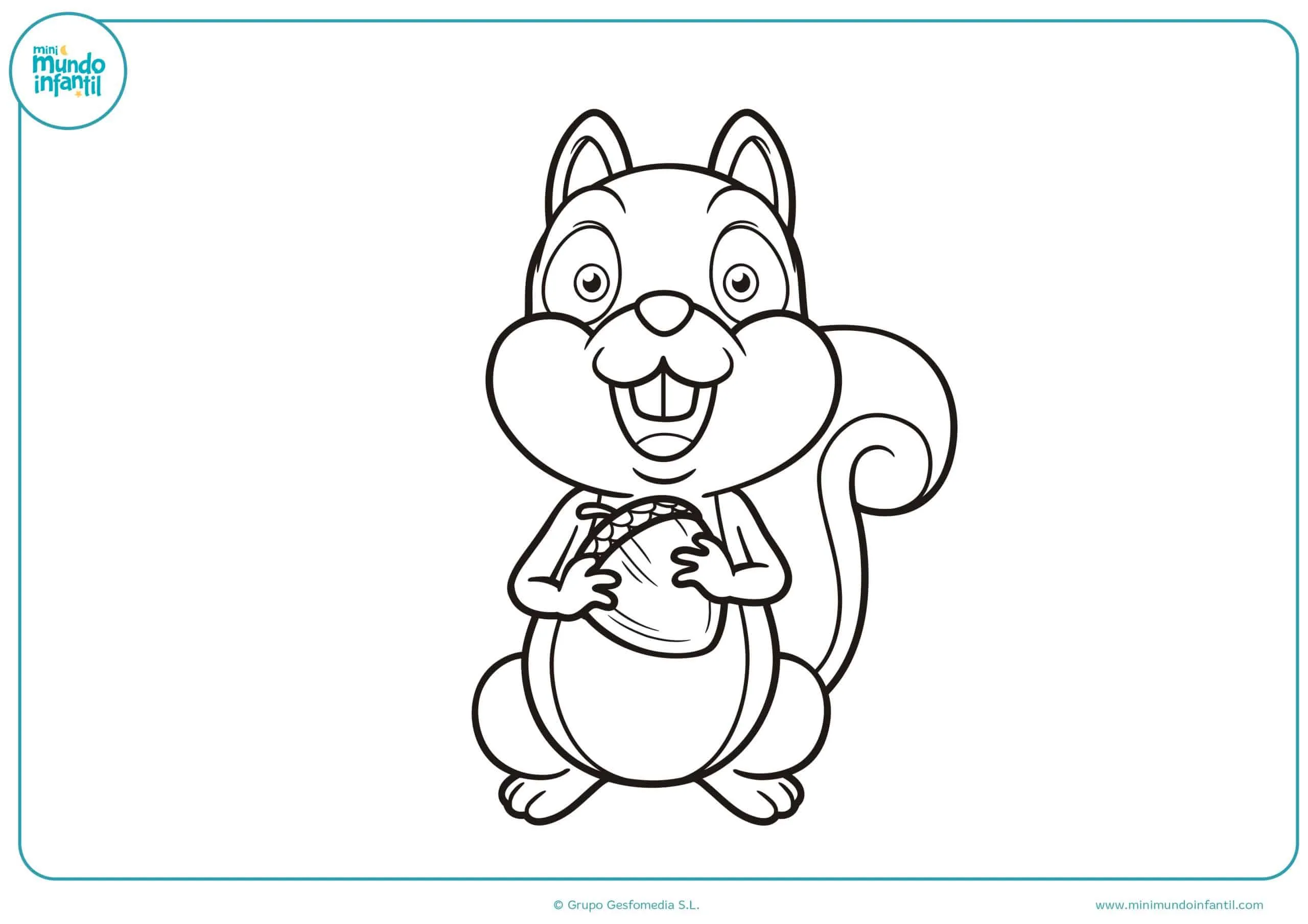 ▷ Dibujos de Animales del Bosque para Colorear e Imprimir ▷ Dibujos de Animales del Bosque para Colorear e Imprimir