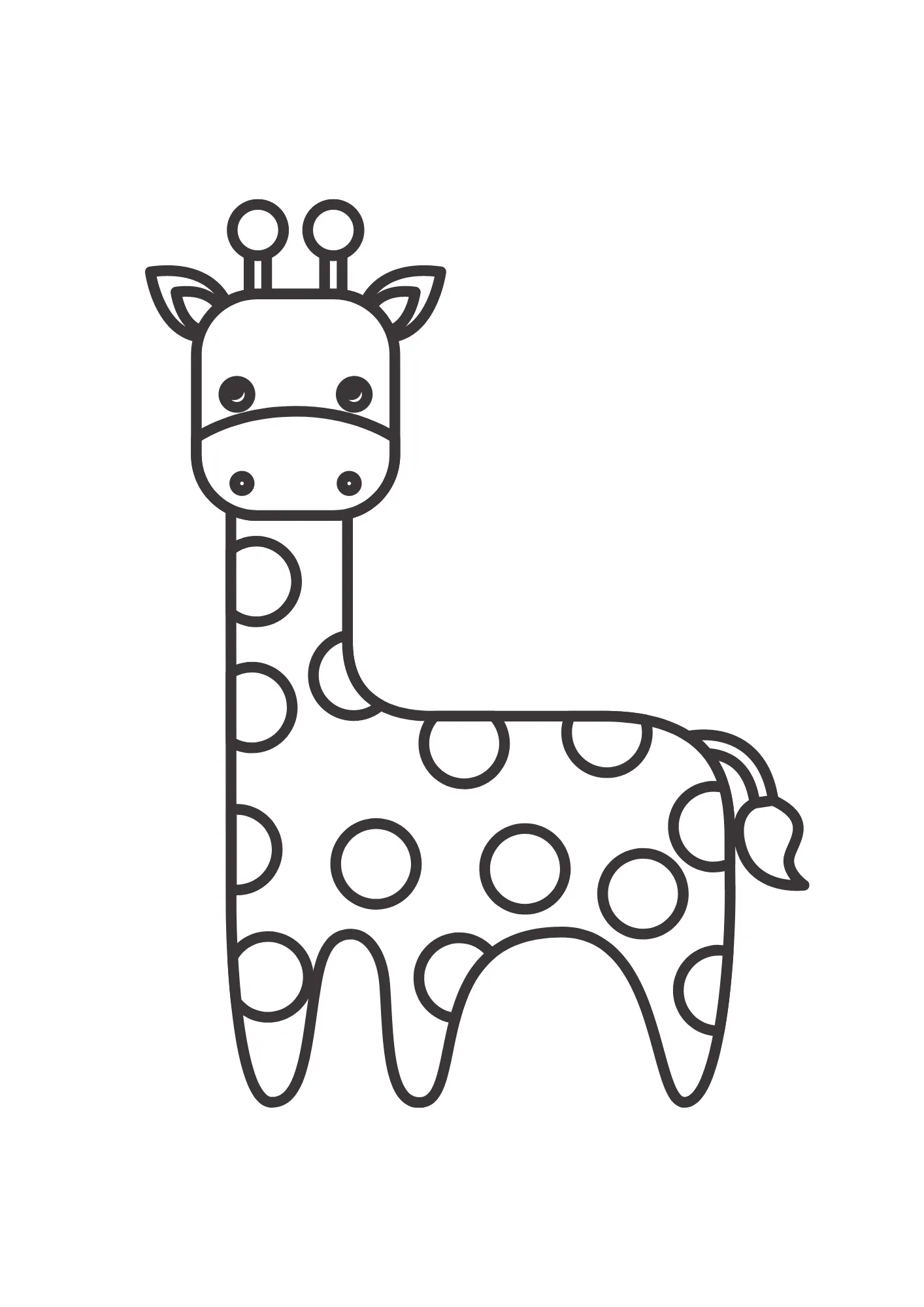 Dibujos de animales para colorear. Imprimir y descargar Dibujos de animales para colorear. Imprimir y descargar