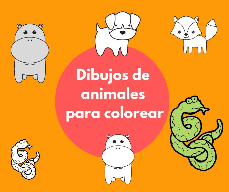 Dibujos de animales para colorear. Imprimir y descargar Dibujos de animales para colorear. Imprimir y descargar