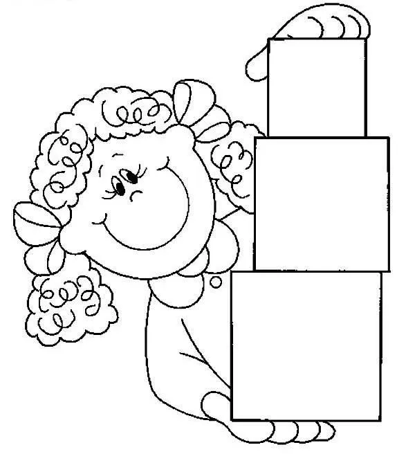 Cubos para colorear - Imagui