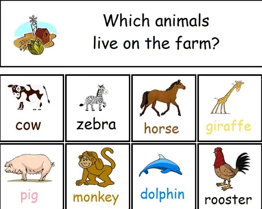 Dibujos animales en inglés para niños - Imagui Dibujos animales en inglés para niños - Imagui
