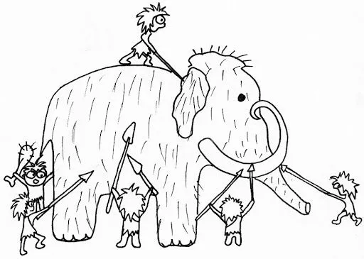 DIBUJOS DE ANIMALES PREHISTORICOS PARA COLOREAR | Dibujos para ...