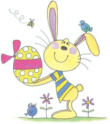 Dibujo de conejo de pascua