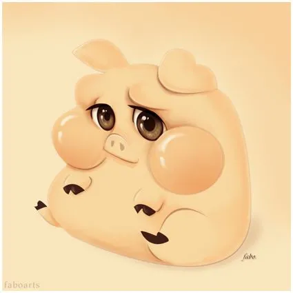 Cerditos tiernos caricatura - Imagui