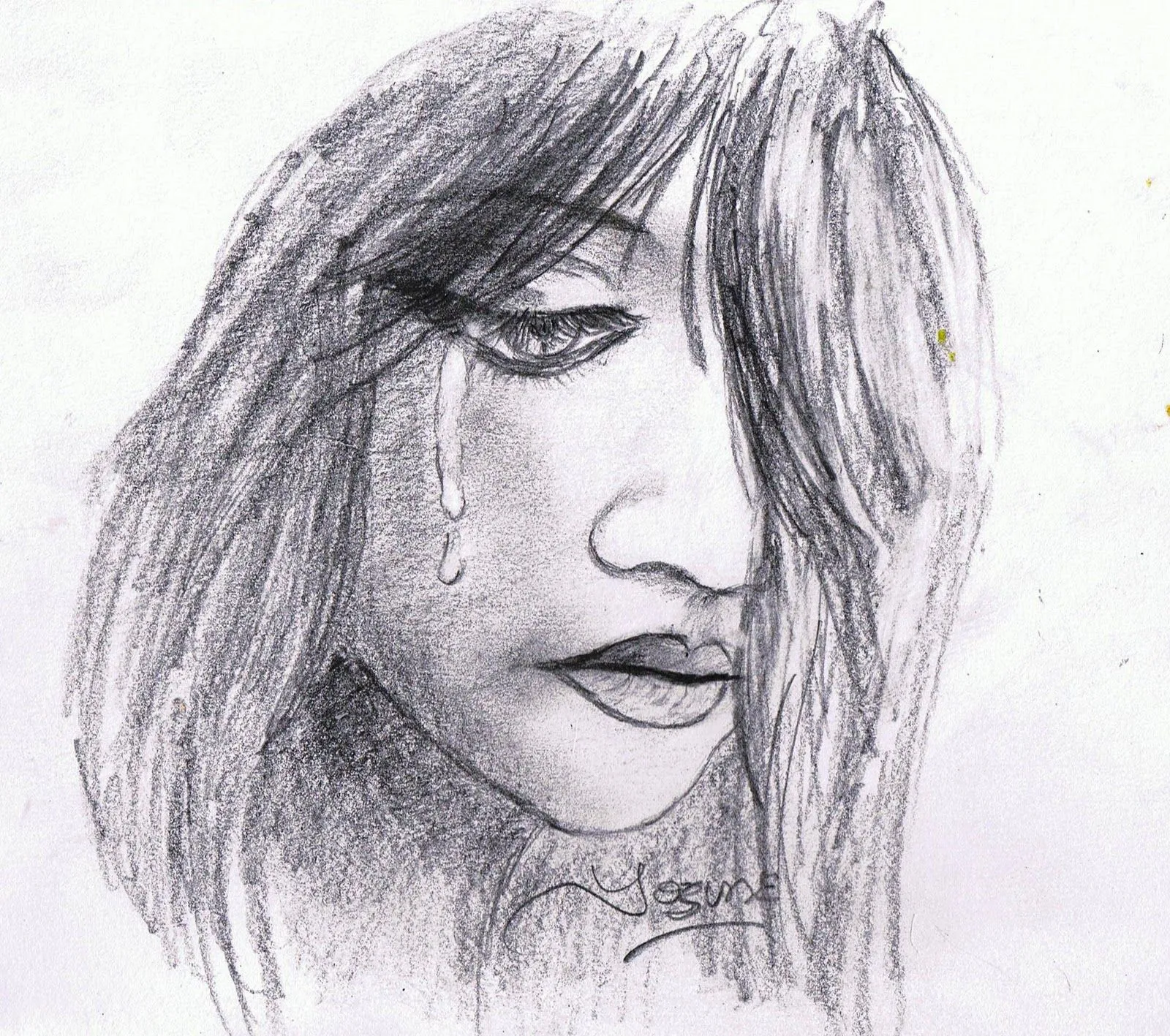 Dibujos Anime De Amor A Lapiz