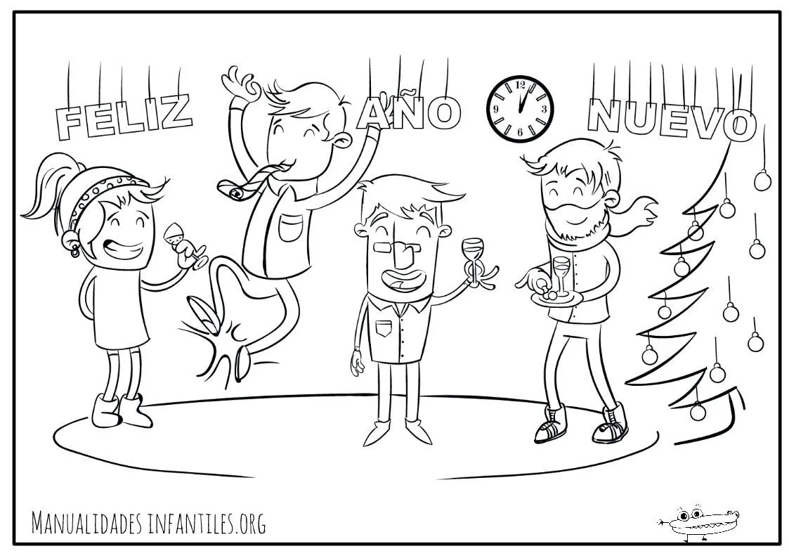 Dibujos de Año Nuevo -Manualidades Infantiles | Dibujos, Actividades infantiles, Manualidades Dibujos de Año Nuevo -Manualidades Infantiles | Dibujos, Actividades infantiles, Manualidades
