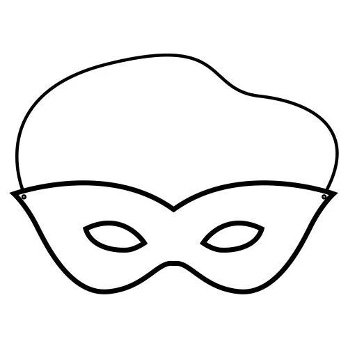 Dibujos de antifaces para imprimir - Imagui