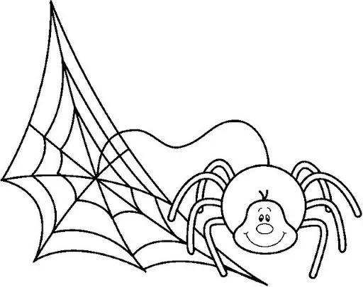 DIBUJOS DE ARAÑAS PARA PINTAR