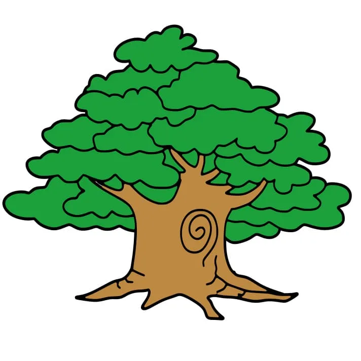 Dibujos de Árbol - Cómo dibujar Árbol paso a paso Dibujos de Árbol - Cómo dibujar Árbol paso a paso