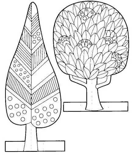 DIBUJOS DE ARBOLES PARA COLOREAR PARA NIÑOS DIBUJOS DE ARBOLES PARA COLOREAR PARA NIÑOS