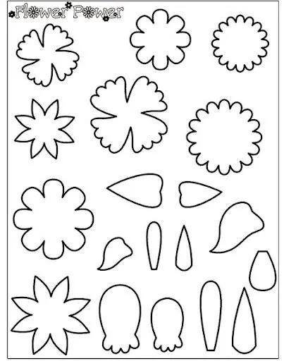 DIBUJOS DE ARBOLES Y FLORES PARA COLOREAR