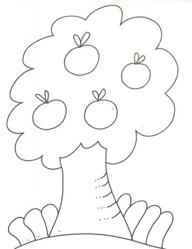 DIBUJOS DE ARBOLES PARA PINTAR