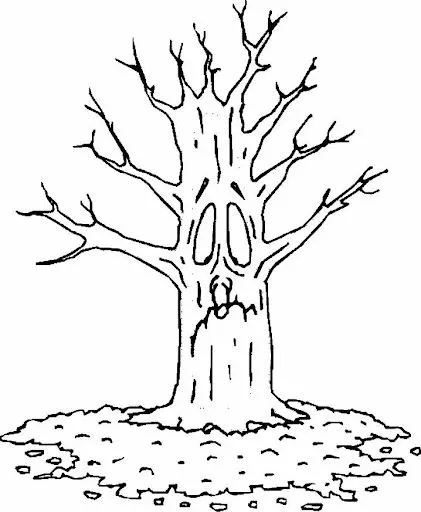 DIBUJOS DE ARBOLES PARA PINTAR