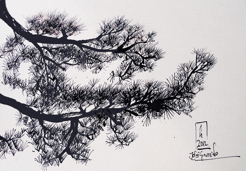 Dibujos de arboles con tinta china - Imagui Dibujos de arboles con tinta china - Imagui