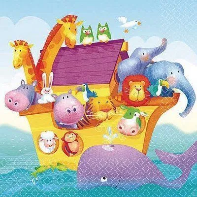 Dibujos del arca de Noe para niños :