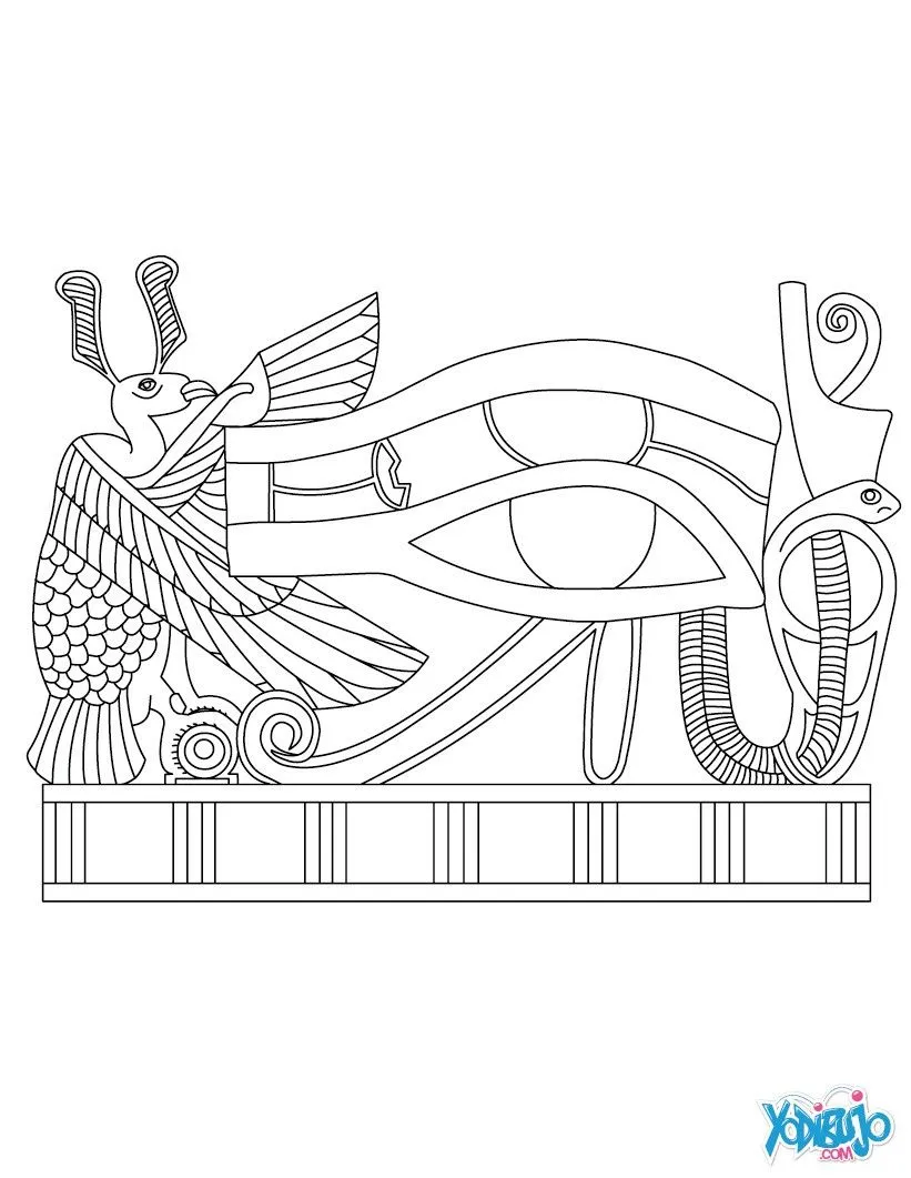 Dibujos del ARTE del ANTIGUO EGIPTO para colorear, PAPIRO DEL ... Dibujos del ARTE del ANTIGUO EGIPTO para colorear, PAPIRO DEL ...