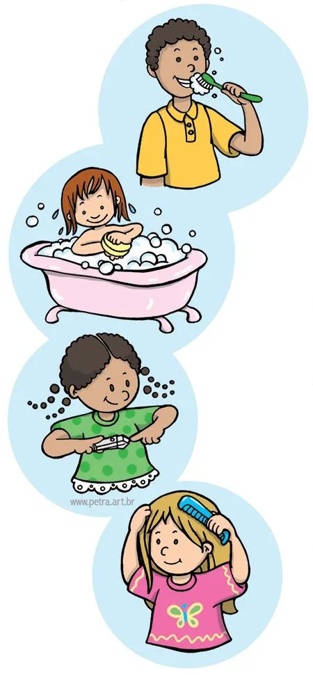 Imagenes sobre la higiene personal para colorear - Imagui