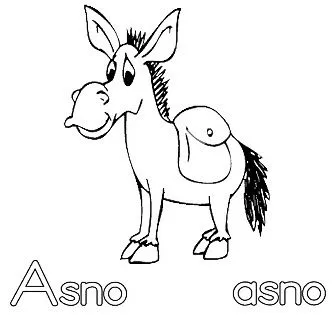 DIBUJOS DE ASNOS PARA COLOREAR | Dibujos para colorear DIBUJOS DE ASNOS PARA COLOREAR | Dibujos para colorear