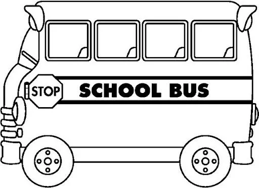 DIBUJOS AUTOBUS DEL COLEGIO
