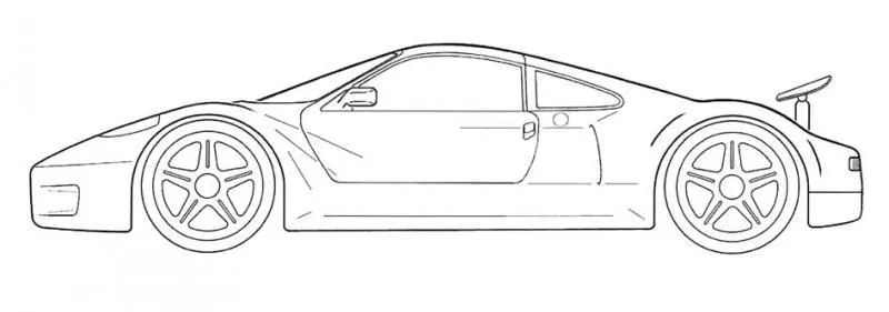 Dibujos de autos de carrera para colorear | Colorear imágenes Dibujos de autos de carrera para colorear | Colorear imágenes