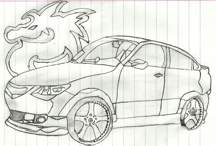 mis dibujos de autos echos por mi - Taringa!