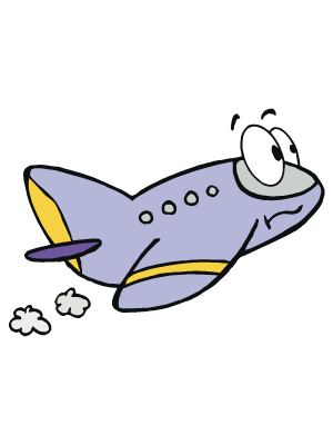 Avion dibujo pintado - Imagui