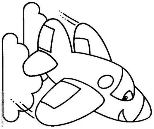 DIBUJOS DE AVIONES PARA COLOREAR