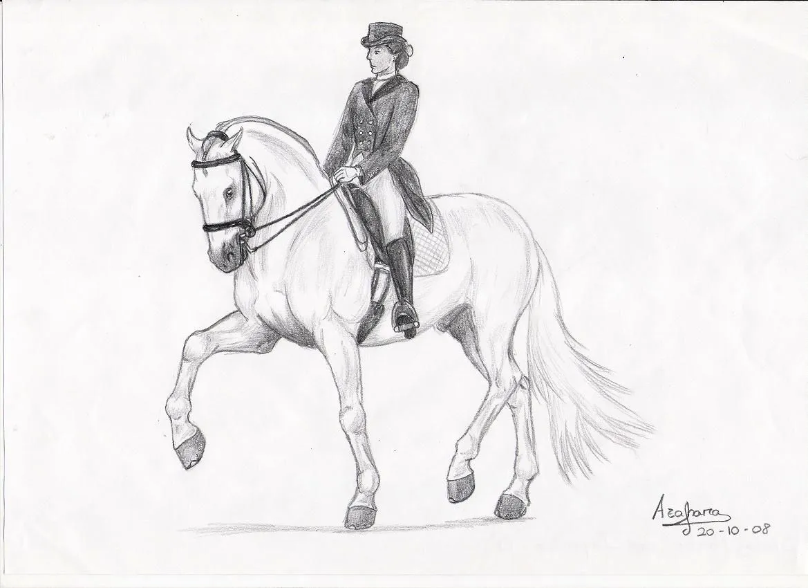 Dibujos Azahara Pérez: Caballos 2004-2008