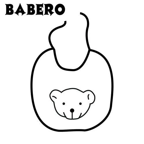 Dibujos de baberos para imprimir - Imagui