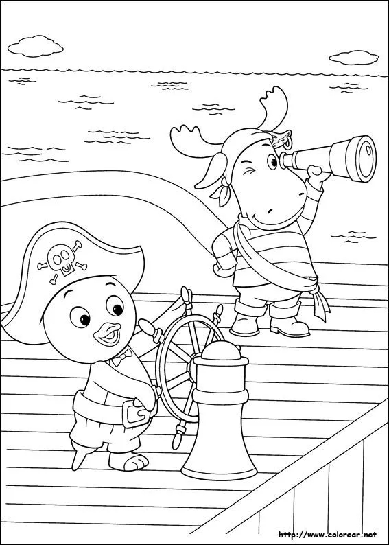 Dibujos de Backyardigans para colorear en Colorear.net