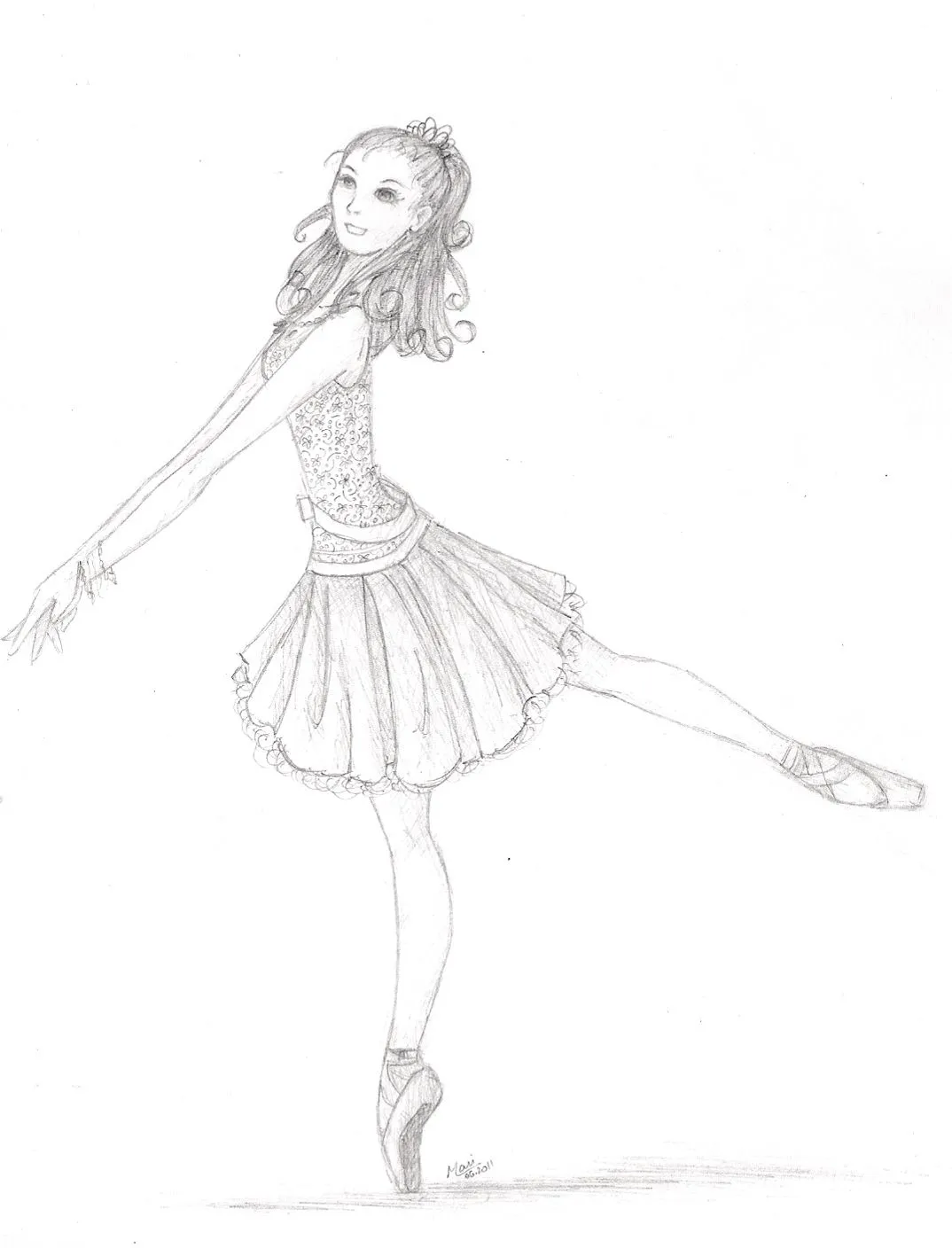 Ballet para colorear - Imagui