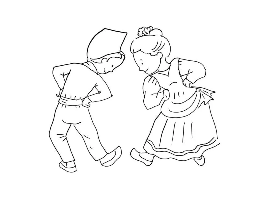 Dibujos de Baile para colorear - 100 imágenes para imprimir gratis Dibujos de Baile para colorear - 100 imágenes para imprimir gratis