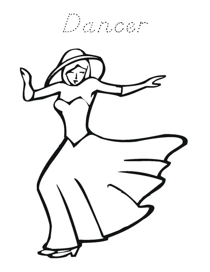 Dibujos de Baile para colorear - 100 imágenes para imprimir gratis Dibujos de Baile para colorear - 100 imágenes para imprimir gratis
