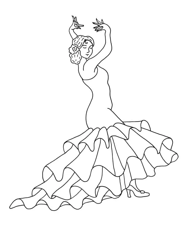 Dibujos de Baile para colorear - 100 imágenes para imprimir gratis Dibujos de Baile para colorear - 100 imágenes para imprimir gratis