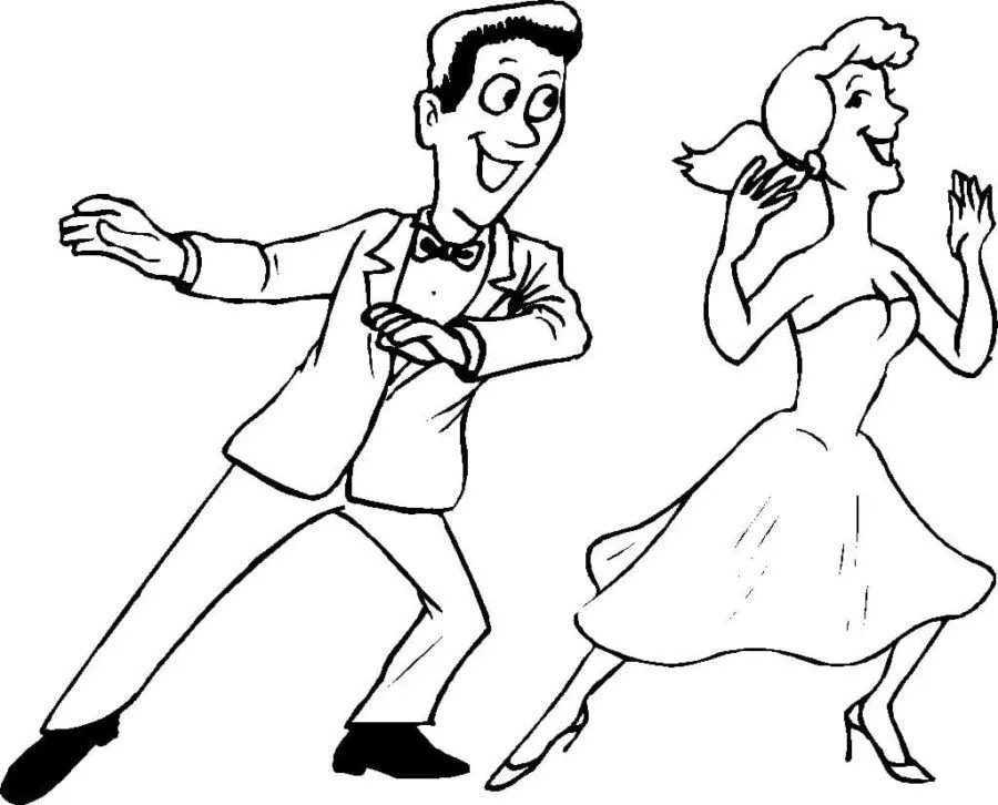 Dibujos de Baile para colorear - 100 imágenes para imprimir gratis Dibujos de Baile para colorear - 100 imágenes para imprimir gratis