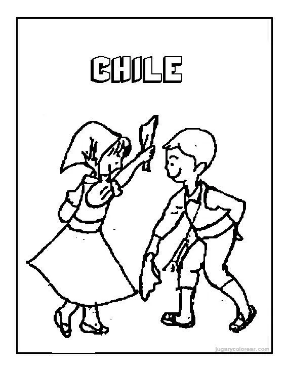 Danzas folkloricas imagenes para colorear - Imagui