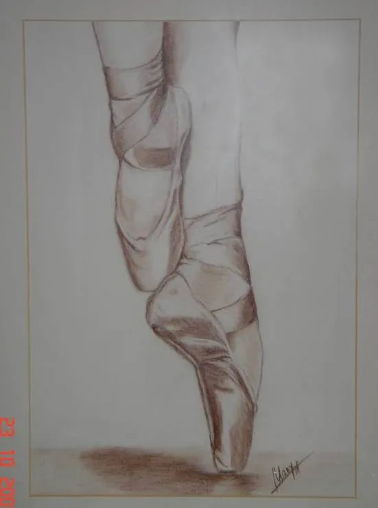 Zapatillas de ballet dibujo - Imagui