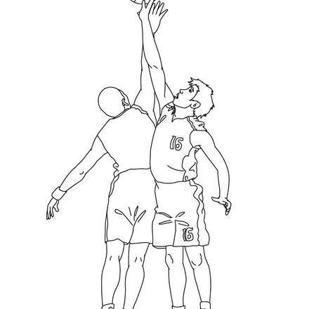 Dibujos de BALONCESTO para colorear : 34 Dibujos para COLOREAR los ... Dibujos de BALONCESTO para colorear : 34 Dibujos para COLOREAR los ...