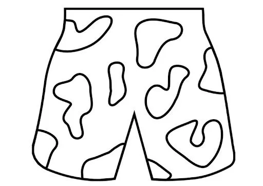 DIBUJOS DE BAÑADORES PARA COLOREAR | Dibujos para colorear