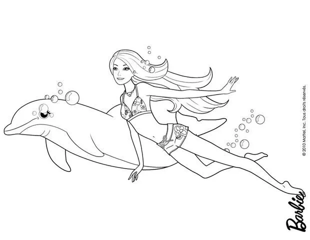 Dibujos de BARBIE Una aventura de Sirenas para colorear, mundo ... Dibujos de BARBIE Una aventura de Sirenas para colorear, mundo ...